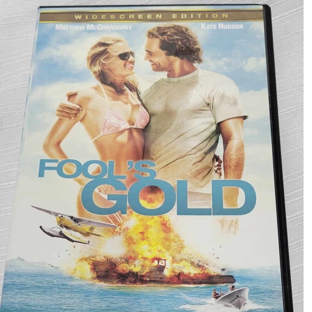 Fool's Gold DVD Widescreen Edition Matthew McConaughey Kate Hudson 2008 Movie
